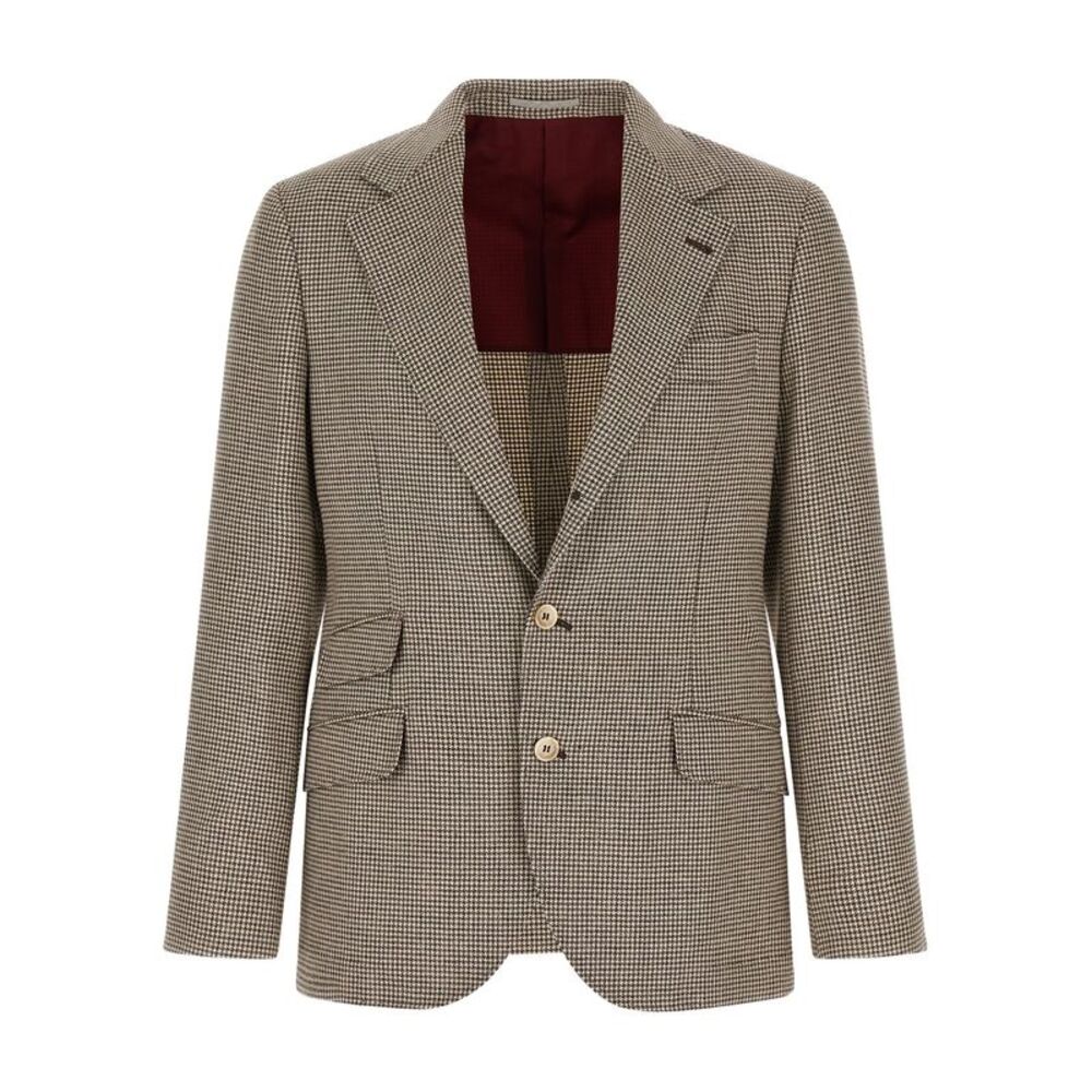 Brunello Cucinelli Gray Wool Men's Blazer